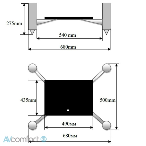 SOLID TECH Hybryd 1 (275mm) Copper/Concrete