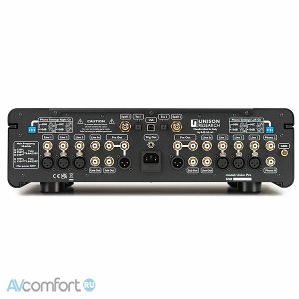 Unison Research Unico PRE v2 Midnight Black