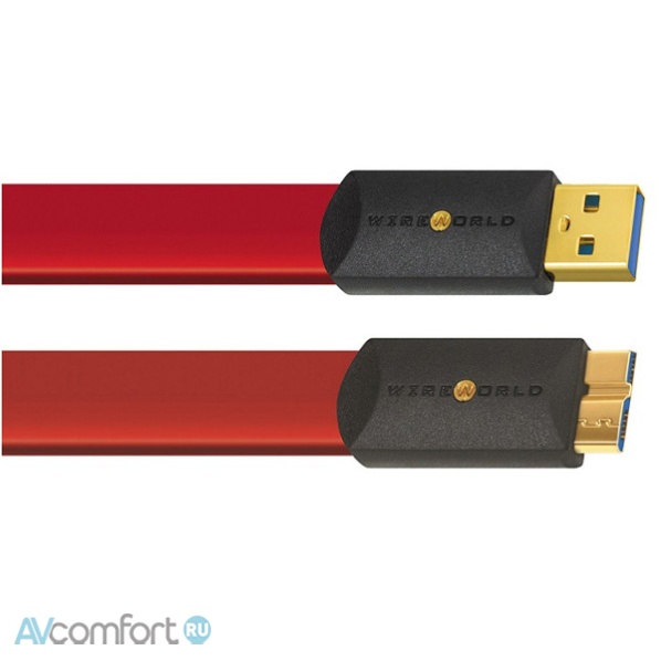 Wireworld Starlight 8 USB 3.0 A-B (micro) Flat 3.0 m