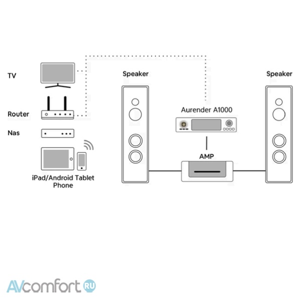Aurender A1000 2TB HDD Black