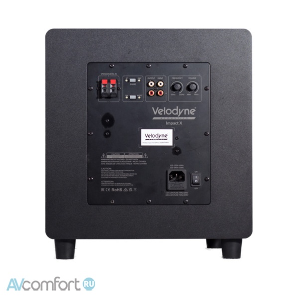 Velodyne Impact-X 10" Black Velodyne Impact-X 10" Black