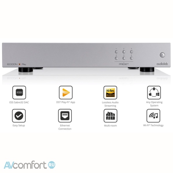 AUDIOLAB 6000N Play Silver