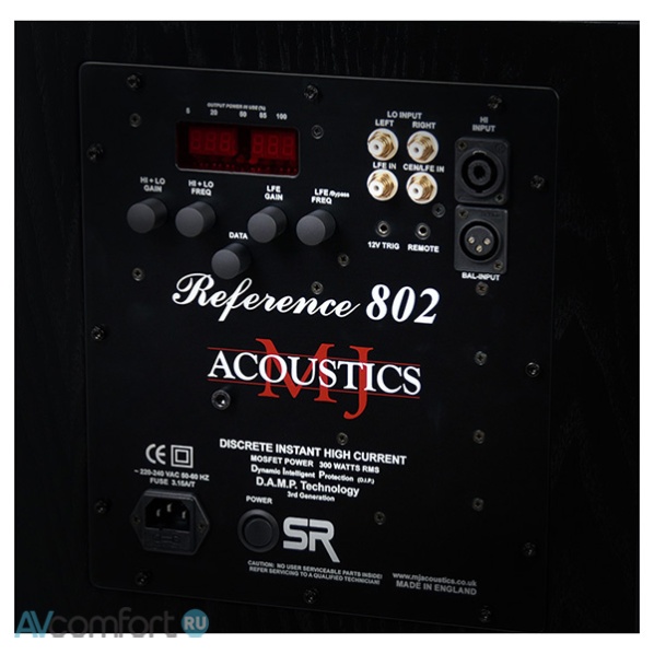 MJ Acoustics Reference Radial 802-FF SR Black Ash