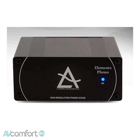 AVComfort, LEEMA ACOUSTICS Elements Phono Stage Black