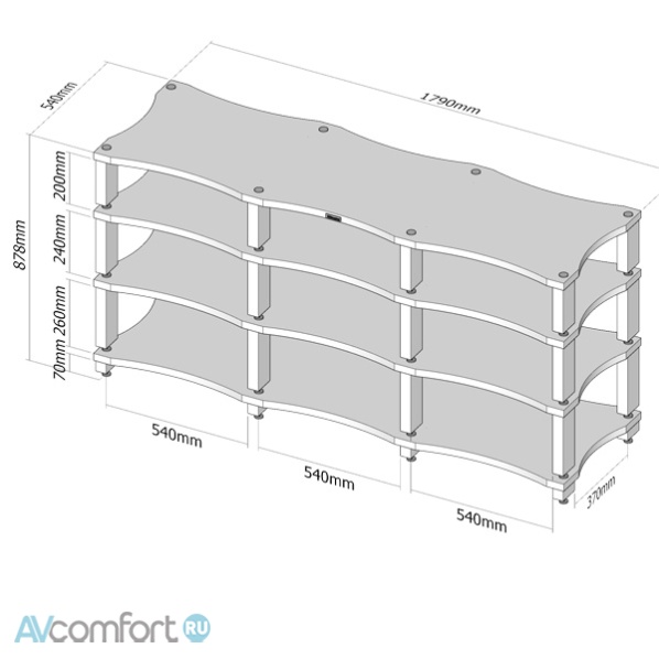 Voxmodule Х-Series 03/4 Walnut