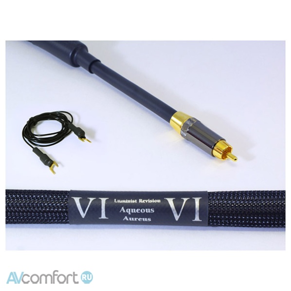 AVComfort, Purist Audio Design Aqueous Aureus Phono Cable Luminist Revision RCA-RCA 1,2 m