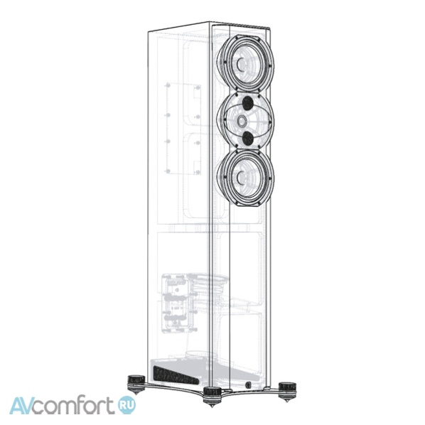 Perlisten Audio R5t Black High Gloss