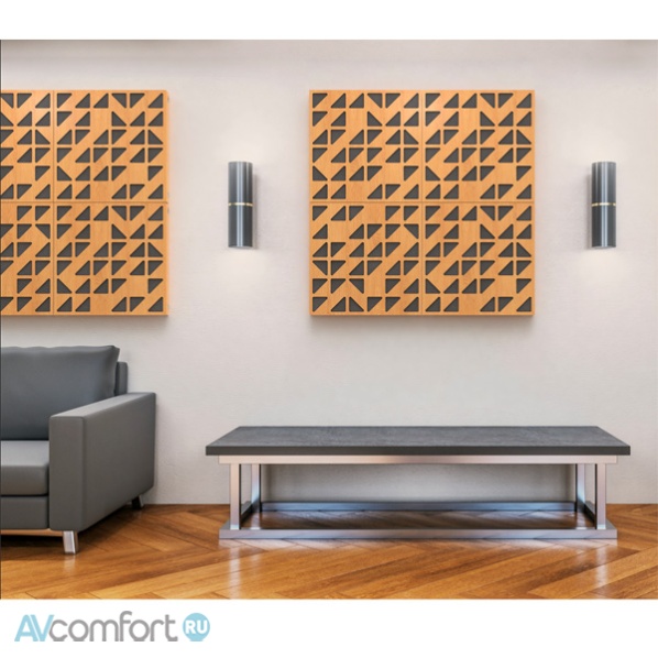Vicoustic VicPattern Ultra Triangles MKII Natural Walnut