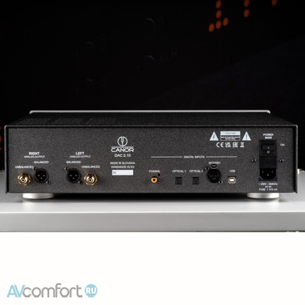 Canor Audio Precision Tube DAC 2.10 Black