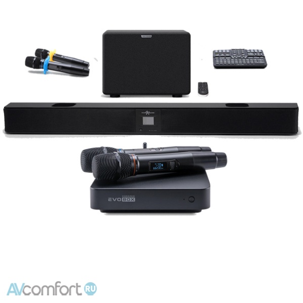 AVComfort, EVOLUTION Evobox Plus EvoSound Bar Graphite