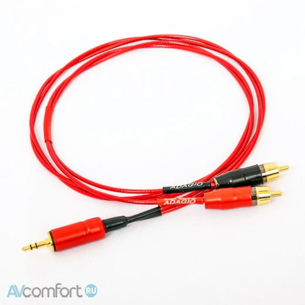 AVComfort, Black Rhodium Adagio jack-2 RCA 3,0 м