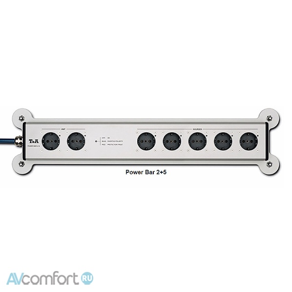 AVComfort, T+A Power Bar 2+5 HD Silver