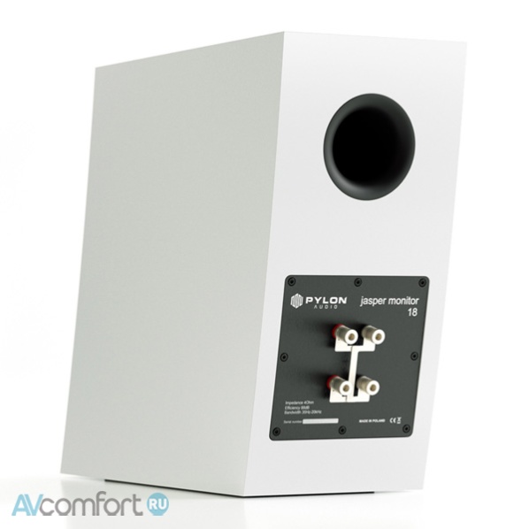 Pylon Audio Jasper Monitor 18 Gloss White Pylon Audio Jasper Monitor 18 Gloss White