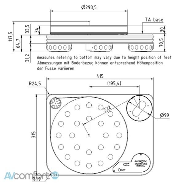 Acoustic Signature Maximus Neo Rega Silver