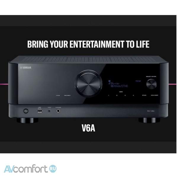 Yamaha RX-V6A Black Yamaha RX-V6A Black