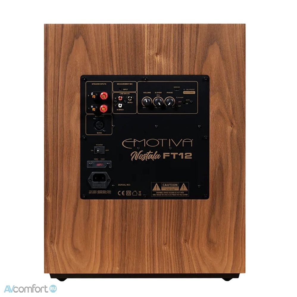 Emotiva Nostala FT12 Walnut