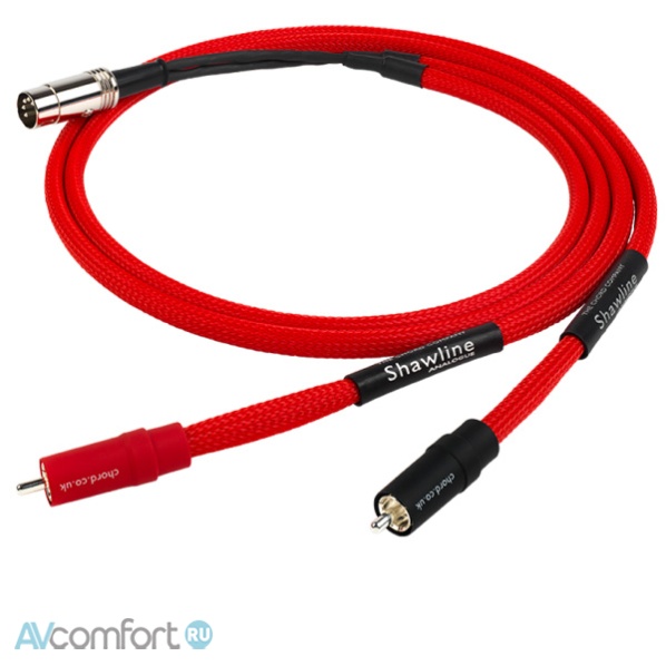AVComfort, Chord Company Shawline Analogue RCA-DIN 1.0 m