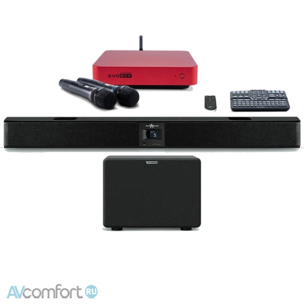 AVComfort, Evolution Evobox Classic с микрофонами и саундбаром Ruby