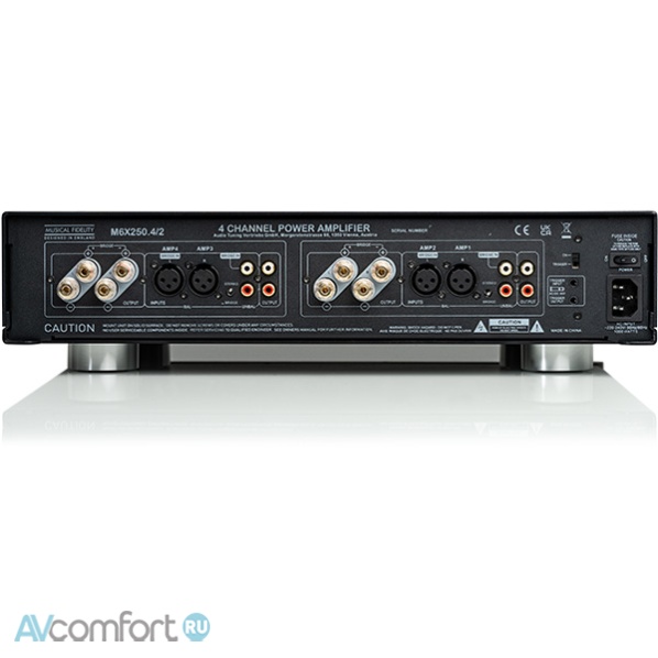 MUSICAL FIDELITY M6x 250.4/2 Silver