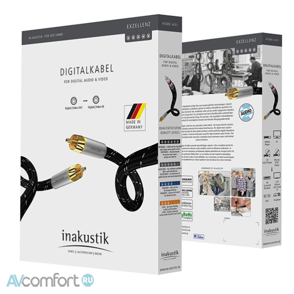 Inakustik Excellence Digital Cable RCA 3,0 m