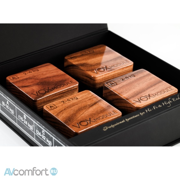 Voxmodule Демпфер квадратный Rosewood (4 шт)
