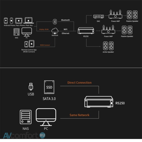 HiFi Rose RS250 Silver