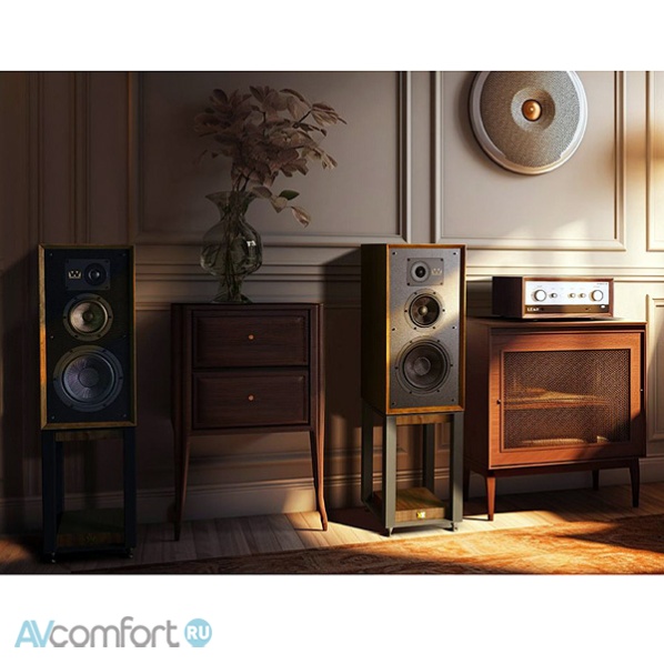 Wharfedale Linton Stand Mahogany