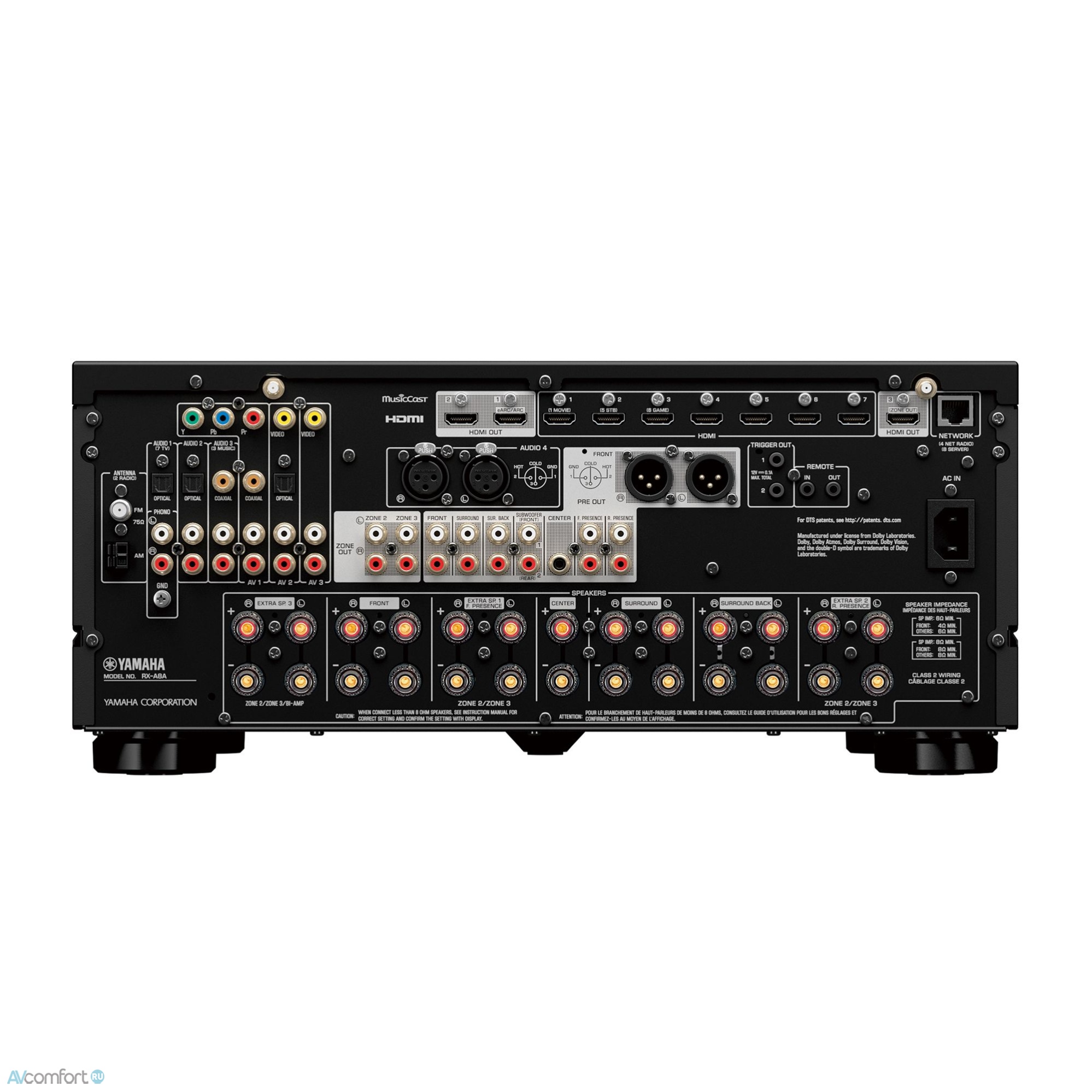Yamaha RX-A8A Black