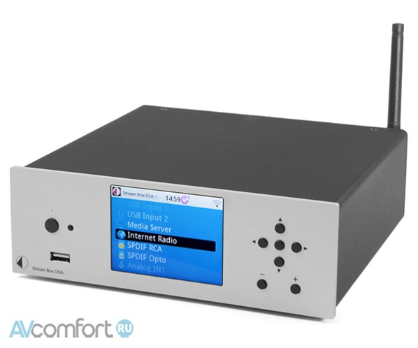 AVComfort, PRO-JECT Stream Box DSA Silver