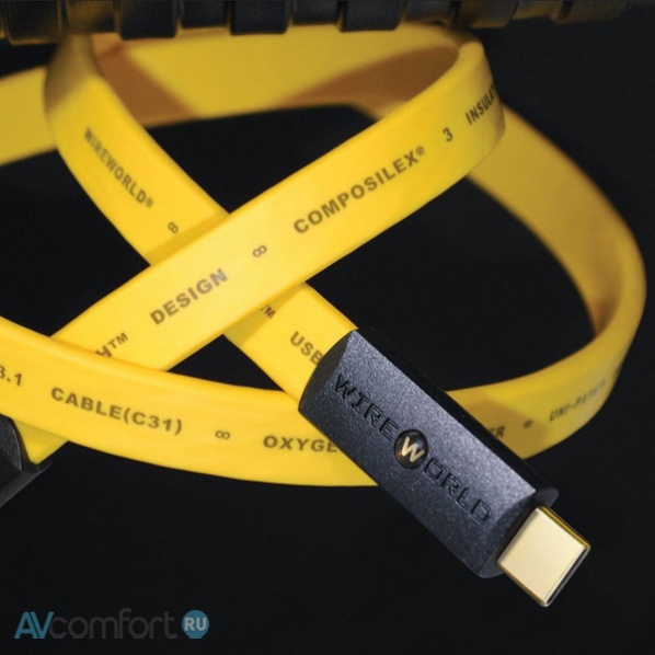 Wireworld Chroma 8 USB 3.1 C-C Flat 1.0 m