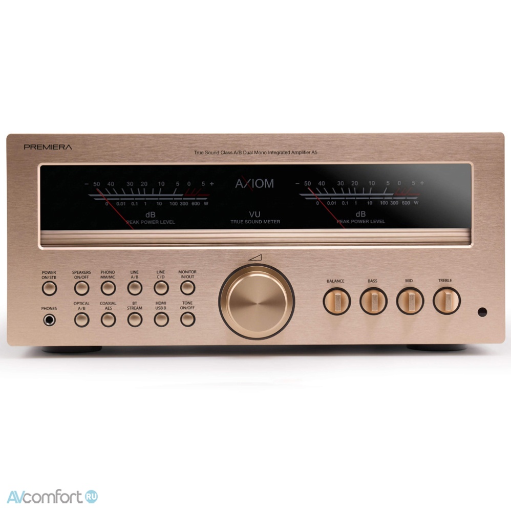 AVComfort, Premiera A5 Axiom Gold/Black VU