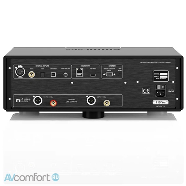 EMM Labs DA2i Stereo D/A Converter Black