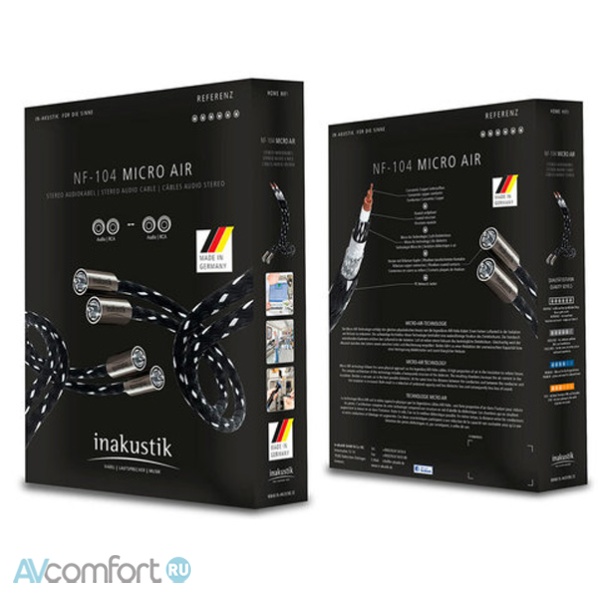 INAKUSTIK Referenz NF-104 Micro AIR, RCA, 0,75 m