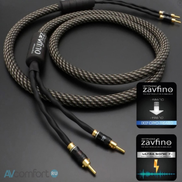 Zavfino Prima Mk2 Speaker Cable Banana 2,5 m Zavfino Prima Mk2 Speaker Cable Banana 2,5 m