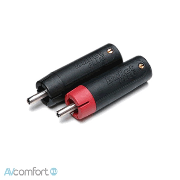 AVComfort, Black Rhodium Bullet Plug RCA Black